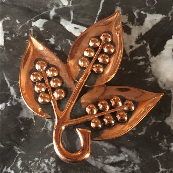 Vintage Modernist 50s Rame Brooch - Picture 1 of 2